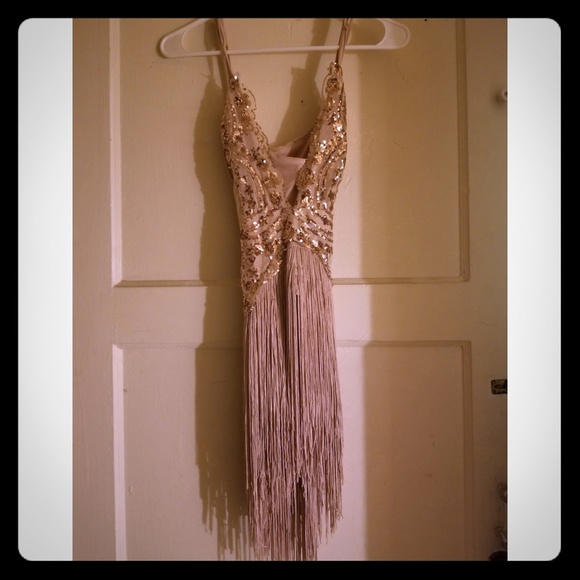 fashion nova speakeasy fringe dress
